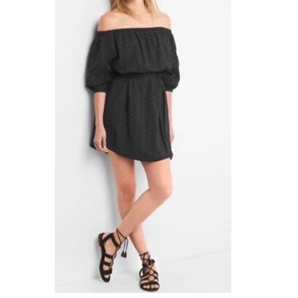 Gap off the shoulder Shift Dress